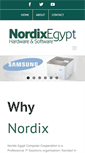 Mobile Screenshot of nordixegypt.com